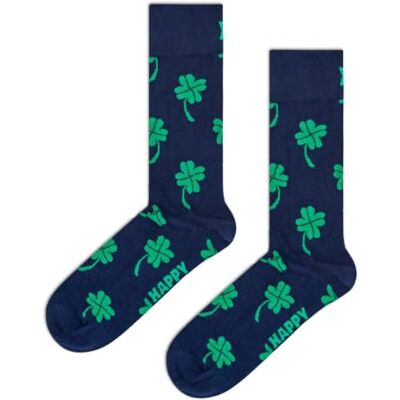 Happy Socks Big Luck Sock Meias para homem (pacote de 6) Happy Socks Big Luck Sock Meias para homem (pacote de 6)