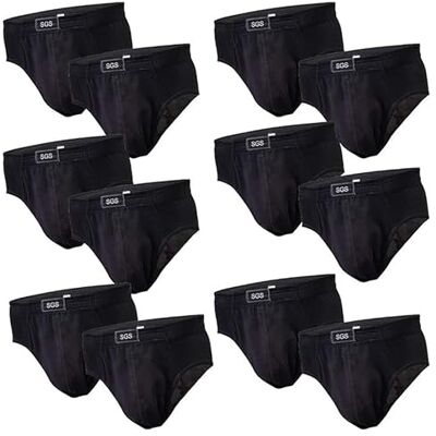 SGS Cuecas homem Slip Slips homem de algodão, embalagem de 6 ou 12 cores roupa interior homens SGS Cuecas homem Slip Slips homem de algodão, embalagem de 6 ou 12 cores roupa interior homens