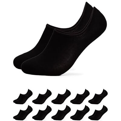 Occulto Meias de tornozelo invisíveis de bambu para homem e Donna 10 pares (modelo: ) Occulto Meias de tornozelo invisíveis de bambu para homem e Donna 10 pares (modelo: )