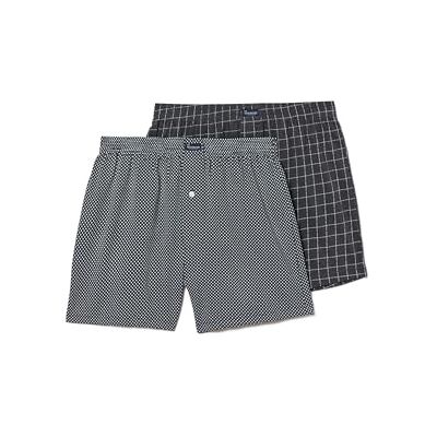 Abanderado Boxers abertos de malha essencial estampados homem x2 Pack de calças, estampados, 100% algodão, boxers abertos, abertura frontal Abanderado Boxers abertos de malha essencial estampados homem x2 Pack de calças, estampados, 100% algodão, boxers abertos, abertura frontal