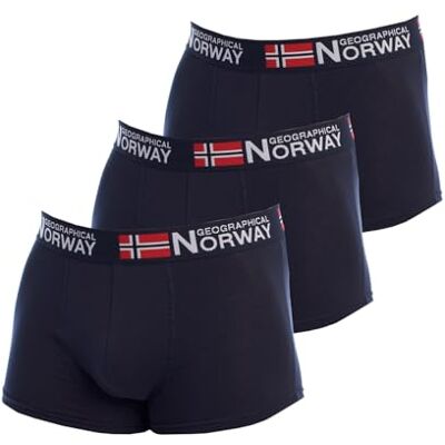 Geographical Norway Pack 3 Boxers GN1000 para homem Geographical Norway Pack 3 Boxers GN1000 para homem