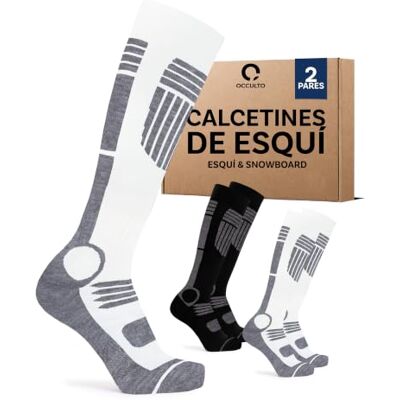 Occulto Meias de esqui para homem 2 pares, 4 pares (modelo: ) Occulto Meias de esqui para homem 2 pares, 4 pares (modelo: )