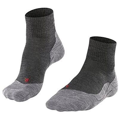 Falke Homem TK5 Shorts meias para caminhadas amortecimento leve anti-bolhas respirável secagem rápida regulação do clima neutralização de odores lã fio funcional 1 par Falke Homem TK5 Shorts meias para caminhadas amortecimento leve anti-bolhas respirável secagem rápida regulação do clima neutralização de odores lã fio funcional 1 par