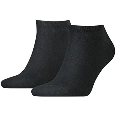 Tommy Hilfiger Adaptive Sneaker meias para homem (pacote de 6), Preto Tommy Hilfiger Adaptive Sneaker meias para homem (pacote de 6), Preto