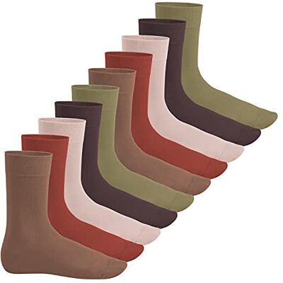 Footstar EVERYDAY! 10 pares de meias de mulher e homem com algodão, meias básicas, 39-42 Footstar EVERYDAY! 10 pares de meias de mulher e homem com algodão, meias básicas, 39-42