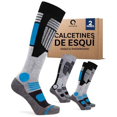 Occulto Meias de esqui para homem 2 pares, 4 pares (modelo: ) Occulto Meias de esqui para homem 2 pares, 4 pares (modelo: )