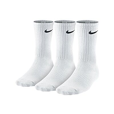 Nike Lightweight Crew, conjunto de 3 meias unissexo para adulto para: Unissexo adulto cor: Branco (branco / preto tamanho: 38-42 Nike Lightweight Crew, conjunto de 3 meias unissexo para adulto para: Unissexo adulto cor: Branco (branco / preto tamanho: 38-42