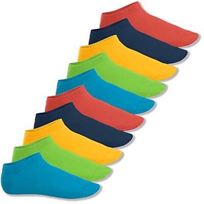 Footstar SNEAK IT! Meias de homem / mulher / 10 pares de meias de algodão, Tendência Footstar SNEAK IT! Meias de homem / mulher / 10 pares de meias de algodão, Tendência
