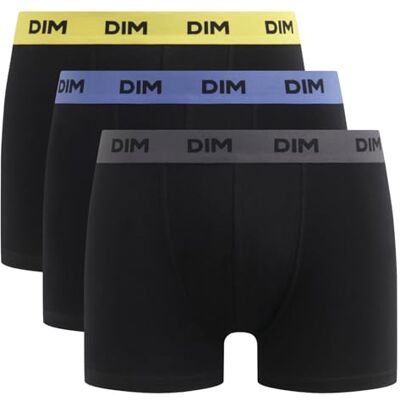 DIM Boxer Men's Mix and Colors x 3, multicolorido, XL DIM Boxer Men's Mix and Colors x 3, multicolorido, XL