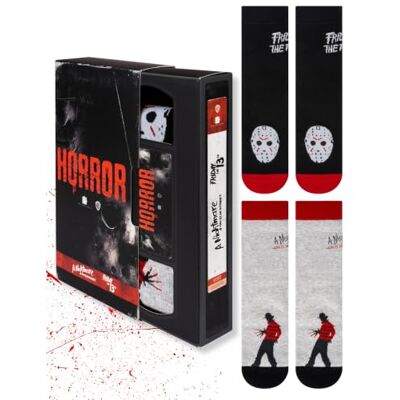 soxo Horror Meias de mulher divertidas cores Halloween presentes originais para homem 2 pares 2 tamanhos soxo Horror Meias de mulher divertidas cores Halloween presentes originais para homem 2 pares 2 tamanhos