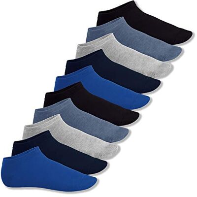 Footstar SNEAK IT! Meias Homens/Mulheres / 10 pares de meias de algodão, Jeans Footstar SNEAK IT! Meias Homens/Mulheres / 10 pares de meias de algodão, Jeans