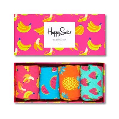 Happy Socks Classic Dot Meias de algodão em caixas de presente divertidas padrão geométrico de bolinhas Happy Socks Classic Dot Meias de algodão em caixas de presente divertidas padrão geométrico de bolinhas