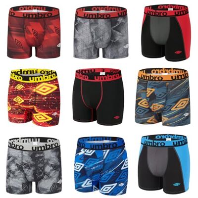 Umbro Cuecas homem boxer desporto, conjunto de 6, vermelho MLT (XL) Umbro Cuecas homem boxer desporto, conjunto de 6, vermelho MLT (XL)