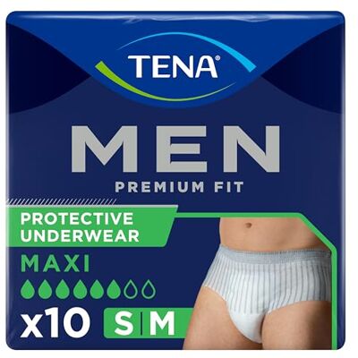TENA For Men Premium Fit Nível 4 Médio Pacote de 10 TENA For Men Premium Fit Nível 4 Médio Pacote de 10