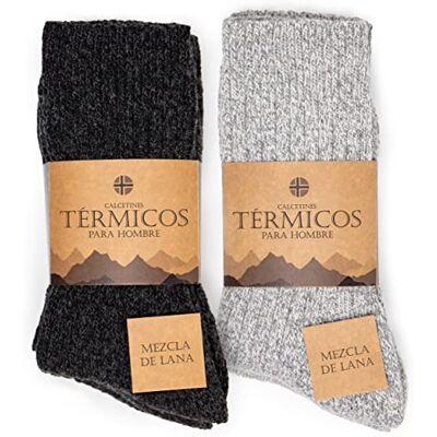 Occulto 6 Pares de Meias Térmicas para Homem (modelo: ), Mistura cinza Occulto 6 Pares de Meias Térmicas para Homem (modelo: ), Mistura cinza