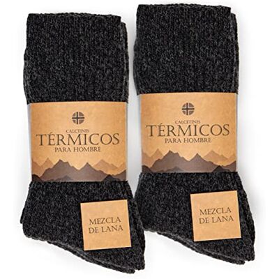 Occulto 6 pares meias térmicas homem (modelo: ) antracite 47-50 Occulto 6 pares meias térmicas homem (modelo: ) antracite 47-50