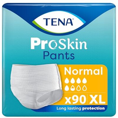 TENA Calças normais, tamanho XL, 6 x 15 unidades TENA Calças normais, tamanho XL, 6 x 15 unidades
