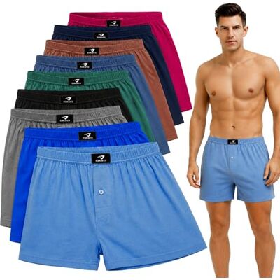 SGS Pack de 6 ou 10 cuecas homem boxers de algodão cuecas homem tecido confortáveis pack de boxers para homem SGS Pack de 6 ou 10 cuecas homem boxers de algodão cuecas homem tecido confortáveis pack de boxers para homem