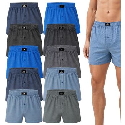SGS Pack de 6 ou 10 cuecas homem s de algodão cuecas homem tecido confortáveis pack de s para homem, 10-riscas-com cuecas, XL SGS Pack de 6 ou 10 cuecas homem s de algodão cuecas homem tecido confortáveis pack de s para homem, 10-riscas-com cuecas, XL