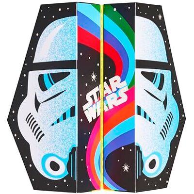Happy Socks Edição Star Wars – Padrão de Darth Vader, Yoda, R2-D2 e Storm Trooper – Meias de Algodão para Homem e Mulher Happy Socks Edição Star Wars – Padrão de Darth Vader, Yoda, R2-D2 e Storm Trooper – Meias de Algodão para Homem e Mulher