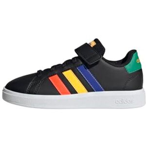 Adidas Grand Court 2.0 O K, sapatos unissexo de alto para crianças, Core Black Lucid Blue Court Green, 32 UE Adidas Grand Court 2.0 O K, sapatos unissexo de alto para crianças, Core Black Lucid Blue Court Green, 32 UE
