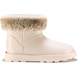 ESTRO Botas de inverno para mulher forradas botins de inverno mulher botas de chuva borracha botas de água (38 EU, bege) ESTRO Botas de inverno para mulher forradas botins de inverno mulher botas de chuva borracha botas de água (38 EU, bege)