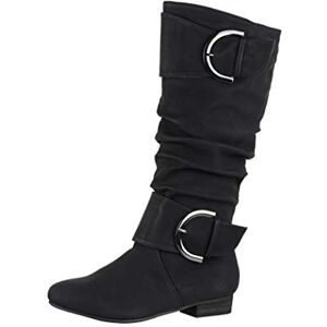 Elara Botas de mulher Botins Botas de deslizamento Chunkyrayan, Preto, 39 EU Elara Botas de mulher Botins Botas de deslizamento Chunkyrayan, Preto, 39 EU