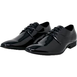 Smokies Homens sapato de noiva Oliver sintético sapato para smoking de laca com forro de pele, Preto, 41 UE Smokies Homens sapato de noiva Oliver sintético sapato para smoking de laca com forro de pele, Preto, 41 UE