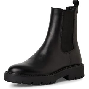 Tamaris Damen Chelsea , botas estilo mulher, Pele negra, 38 UE Tamaris Damen Chelsea , botas estilo mulher, Pele negra, 38 UE