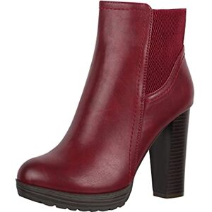 Elara Botas mulher Ankle Boots Chunkyrayan, Bordô Elara Botas mulher Ankle Boots Chunkyrayan, Bordô