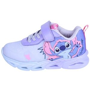 Disney Stitch sapatos meninas, calçado design sola leve desportiva baixa, inclui caixa de presente, tamanho UE 30 Disney Stitch sapatos meninas, calçado design sola leve desportiva baixa, inclui caixa de presente, tamanho UE 30