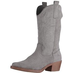 Elara Botas de cowboy mulher estilo motociclista Chunkyrayan, Cinzento cádiz, 42 EU Elara Botas de cowboy mulher estilo motociclista Chunkyrayan, Cinzento cádiz, 42 EU