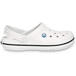 Crocs Crocband Clog, Tamancos unissexo para adultos, Branco, 37/38 UE Crocs Crocband Clog, Tamancos unissexo para adultos, Branco, 37/38 UE