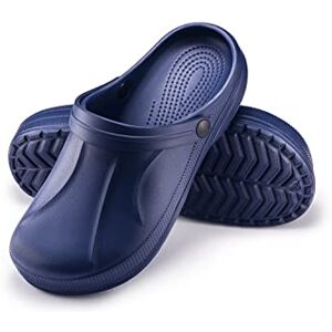 ESTRO Chinelos de casa homem verão Tamancos de trabalho chinelos de casa verão leves tamancos sanitários homem , Azul escuro, 45 UE ESTRO Chinelos de casa homem verão Tamancos de trabalho chinelos de casa verão leves tamancos sanitários homem , Azul escuro, 45 UE