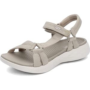 Skechers On-the-go 600 Brilliancy, Sandálias atléticas para mulher, natural, 38 UE Skechers On-the-go 600 Brilliancy, Sandálias atléticas para mulher, natural, 38 UE