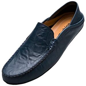 Unitysow Mocassins homens sapatos de vestir casuais preguiçosos Slip On verão plano couro sapatos de condução sapatilhas, azul, 39 UE Unitysow Mocassins homens sapatos de vestir casuais preguiçosos Slip On verão plano couro sapatos de condução sapatilhas, azul, 39 UE
