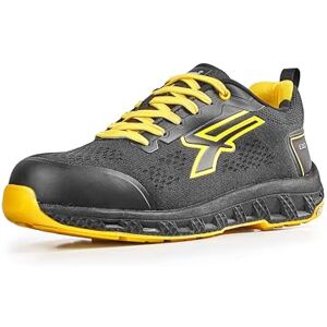 U Power Sapatos Anti-Acidente de Trabalho Zapatos de seguridad y contra incendios Homem, Preto e amarelo, 44 UE U Power Sapatos Anti-Acidente de Trabalho Zapatos de seguridad y contra incendios Homem, Preto e amarelo, 44 UE