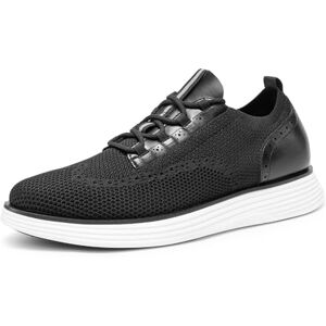 Bruno Marc Sapatos com Cadarço Respiráveis Sapatilhas de Vestir Casuais Oxfords para Homem Verão com Palmilha Acolchoada Confortável, Preto, 41 UE Bruno Marc Sapatos com Cadarço Respiráveis Sapatilhas de Vestir Casuais Oxfords para Homem Verão com Palmilha Acolchoada Confortável, Preto, 41 UE