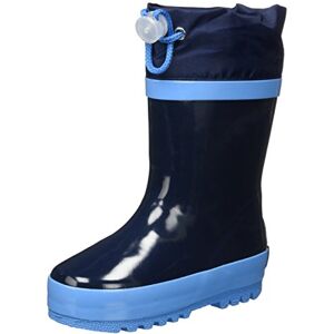 Playshoes Botas de borracha com forro unissexo para crianças, azul escuro, UE 34/35 Playshoes Botas de borracha com forro unissexo para crianças, azul escuro, UE 34/35