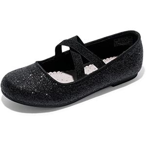 DREAM PAIRS Kids bailarinas meninas Mary Jane sapatos planos elegantes princesa festas bailarina enfiar Angie-2, Preto, 31 UE DREAM PAIRS Kids bailarinas meninas Mary Jane sapatos planos elegantes princesa festas bailarina enfiar Angie-2, Preto, 31 UE
