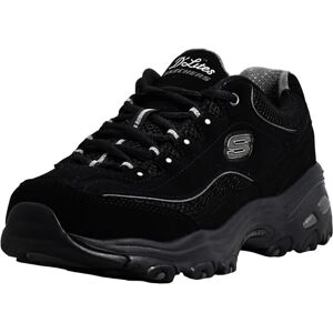 Skechers D'Lites Fresh Start tênis de amarrar para mulheres com espuma de memória, sapato elegante Preto/Branco EU, Preto, 34,5 UE Largo Skechers D'Lites Fresh Start tênis de amarrar para mulheres com espuma de memória, sapato elegante Preto/Branco EU, Preto, 34,5 UE Largo