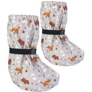 HECKBO Botas de chuva para bebés de 18 a 24 meses impermeáveis com forro polar animais da floresta sapatos de exterior para recém-nascidos e crianças pequenas HECKBO Botas de chuva para bebés de 18 a 24 meses impermeáveis com forro polar animais da floresta sapatos de exterior para recém-nascidos e crianças pequenas