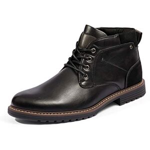 Bruno Marc Botas homem vestir botas mota inverno botins moda com sola TPR, Preto, 44 UE Bruno Marc Botas homem vestir botas mota inverno botins moda com sola TPR, Preto, 44 UE