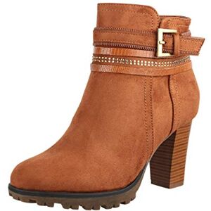 Elara Botins para mulher Chunkyrayan, Camelo, 39 EU Elara Botins para mulher Chunkyrayan, Camelo, 39 EU