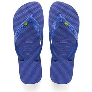Havaianas Brasil, chinelos clássicos, confortáveis e duradouros, homenagem à copa do mundo de 1998, tiras com bandeira do Brasil, sola antiderrapante com riscas do Brasil, adultos unissexo Havaianas Brasil, chinelos clássicos, confortáveis e duradouros, homenagem à copa do mundo de 1998, tiras com bandeira do Brasil, sola antiderrapante com riscas do Brasil, adultos unissexo