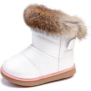 KVbabby Botas de neve para crianças, inverno, botins quentes, antiderrapantes, botas de trabalho, Branco KVbabby Botas de neve para crianças, inverno, botins quentes, antiderrapantes, botas de trabalho, Branco