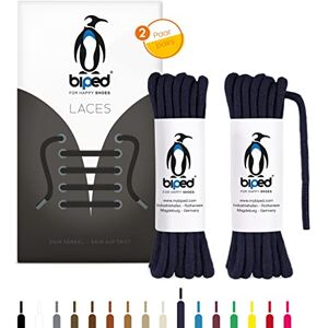 biped ATACADORES 2 pares de atacadores redondos de algodão ø 3,5 mm Atacadores de qualidade resistentes ao rasgo para sapatos de couro, botas, sapatilhas desportivas fabricados na UE z2901, Azul biped ATACADORES 2 pares de atacadores redondos de algodão ø 3,5 mm Atacadores de qualidade resistentes ao rasgo para sapatos de couro, botas, sapatilhas desportivas fabricados na UE z2901, Azul