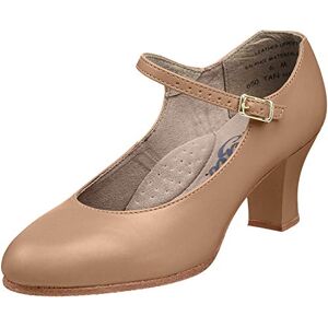 Capezio Student Footlight Sapato de personagem mulher, Caramelo, 38,5 UE Capezio Student Footlight Sapato de personagem mulher, Caramelo, 38,5 UE