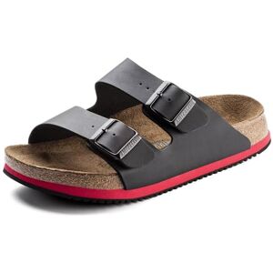 Birkenstock Sapatilhas de corrida Arizona Birko-flor vermelha/preto tamanho. 42 Palmilha normal Birkenstock Sapatilhas de corrida Arizona Birko-flor vermelha/preto tamanho. 42 Palmilha normal