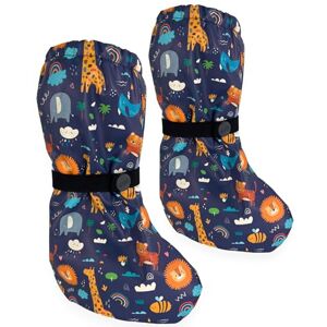 HECKBO Botas de chuva e cobre sapatos para bebés de 3 a 18 meses selva forro polar impermeável cobre sapatos para bebés que gatinham HECKBO Botas de chuva e cobre sapatos para bebés de 3 a 18 meses selva forro polar impermeável cobre sapatos para bebés que gatinham